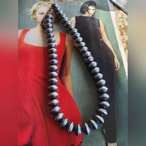 Sophisticated Sterling Silver Beaded Pearl Necklace